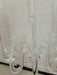 5-Arm Transparent Acrylic Candelabra Candle Holders Set - Ideal for Elegant Event Decor