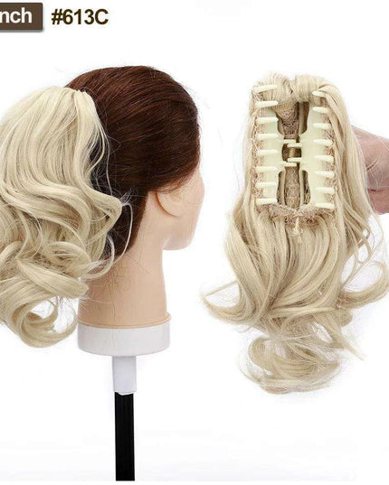 Effortless Glamour Long Wavy Clip-In Ponytail Extension for Instant Transformation
