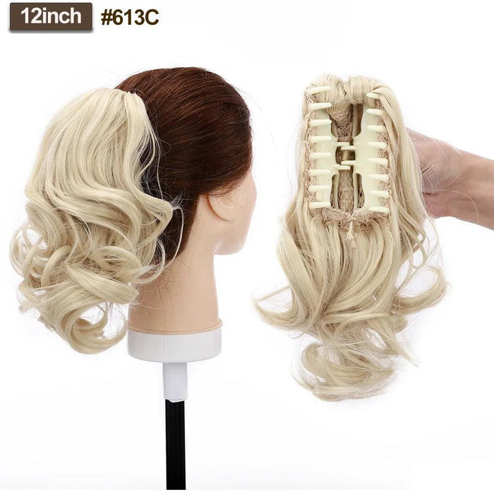 Effortless Glamour Long Wavy Clip-In Ponytail Extension for Instant Transformation