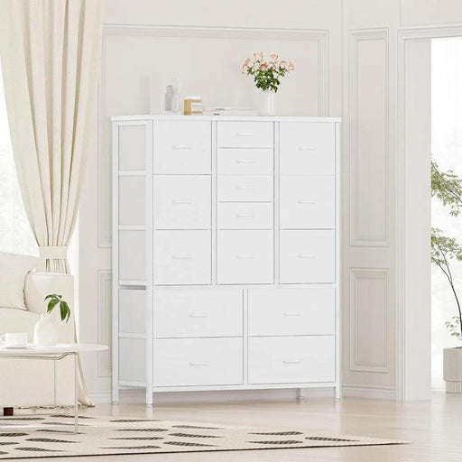 Elegant 15-Drawer Bedroom Chest with Drawer Organizers for Stylish Home Organization