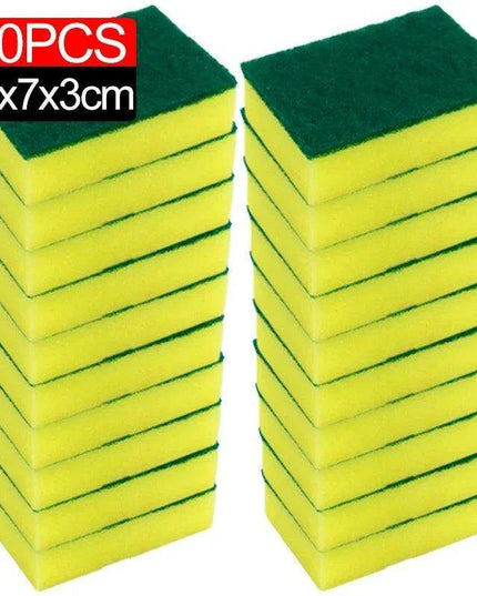 Super-Absorbent Versatile Cleaning Sponges - Effective Dish Brushes for Stubborn Stains and Pot Scrubbing (Multiple Pack Sizes Available)