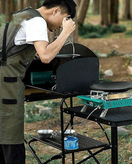 Versatile Outdoor Cooking Hub for Adventurous Souls