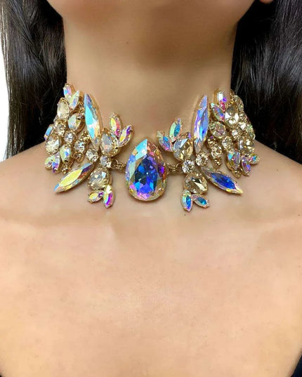 Dazzling AB Crystal Elegance Set: Illuminate Every Occasion with Style