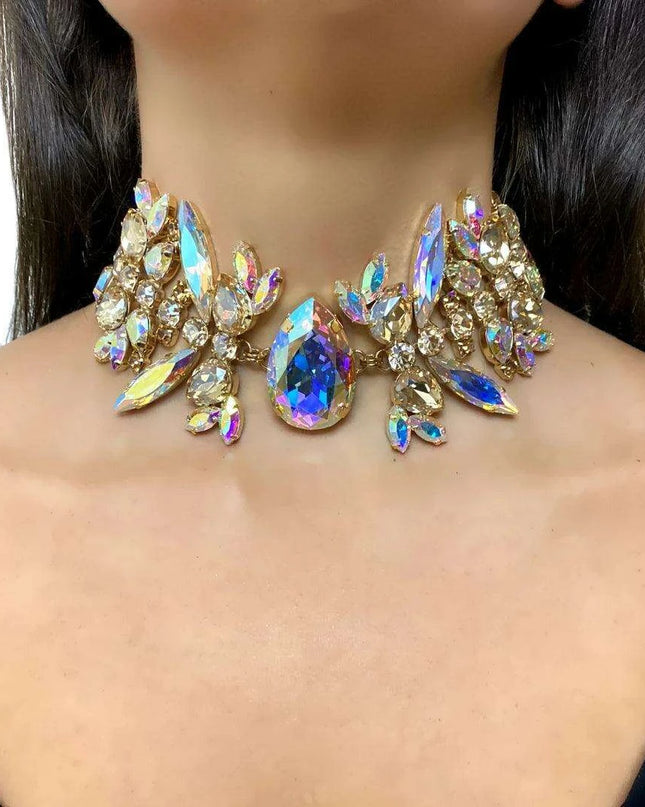 Dazzling AB Crystal Elegance Set: Illuminate Every Occasion with Style