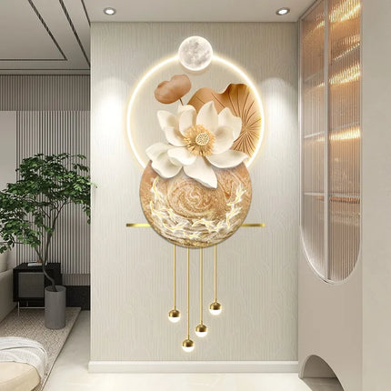 Luxury LED Wall-Mounted Mural Lamp with Engraving
