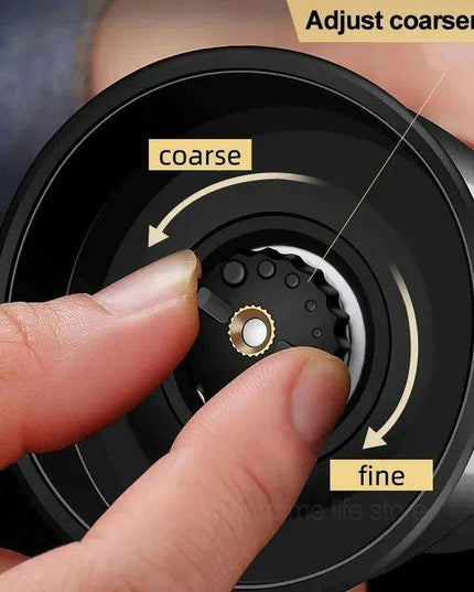 Stainless Steel Dual-Head Spice Grinder with Oversized Storage Compartment