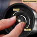 Stainless Steel Dual-Head Spice Grinder with Oversized Storage Compartment