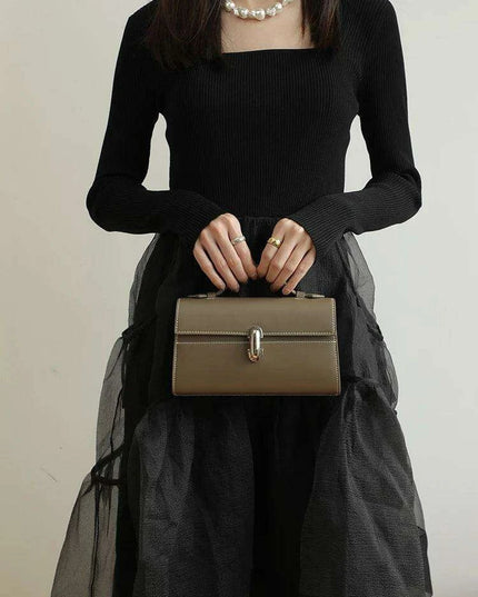 Luxe Genuine Leather Women's Satchel Handbag