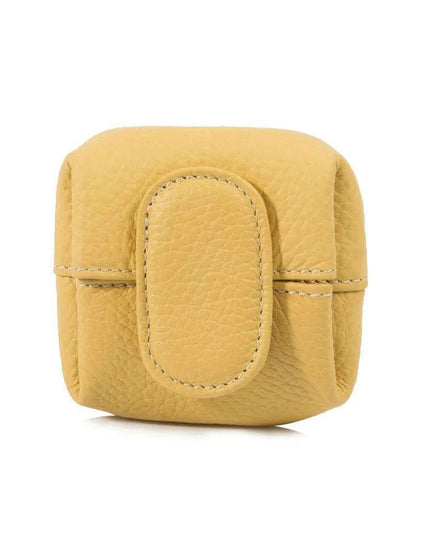 Chic Personalized Cowhide Leather Coin Wallet with Practical Storage Features