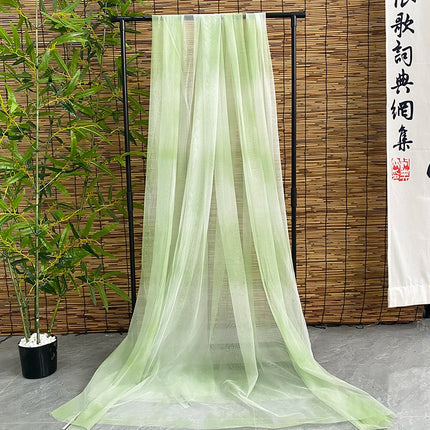 Lantingjiyu Snowflake Chiffon Tablecloth — New Chinese Ink Landscape, Tea Room & Study