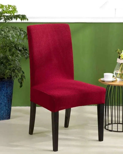 Elegant 3D Quilted Waterproof Chair Protector - Stretchable Spandex/Polyester Cover for Stylish Living and Special Occasions