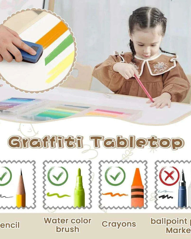 Children's Study Desk and Chair Set - Premium Learning Furniture for Kids