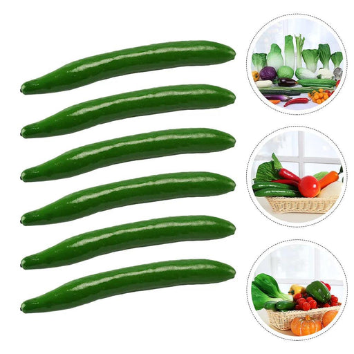 Realistic Faux Cucumber for Eye-Catching Home Decor and Photography Props