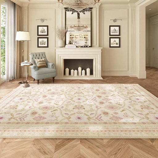 Luxe Floral Area Rugs: Soft Serenity and Classic Style