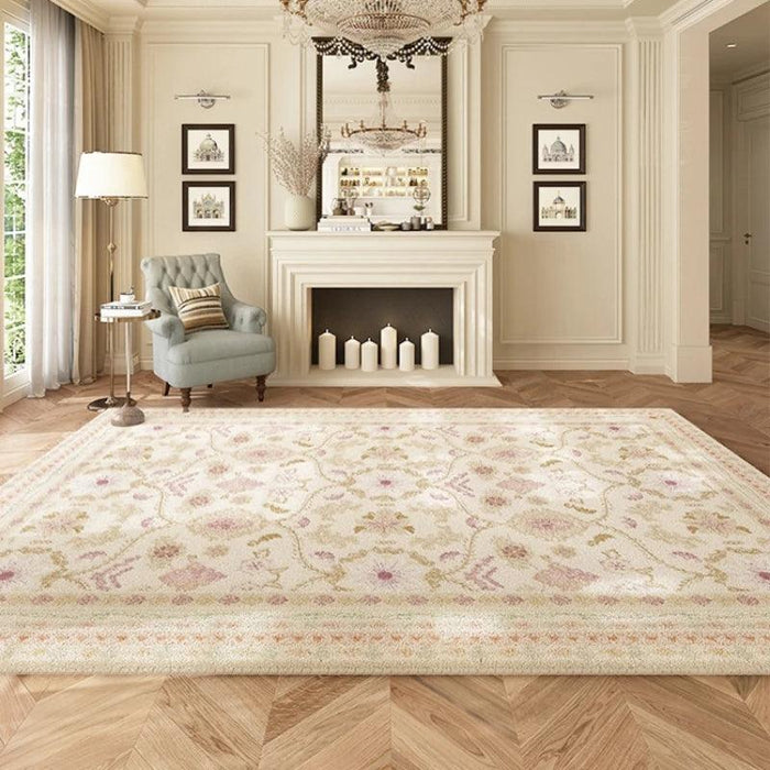 Luxe Floral Area Rugs: Soft Serenity and Classic Style