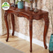 Elegant Vintage Solid Wood Console Table for Hallway – Timeless European Charm