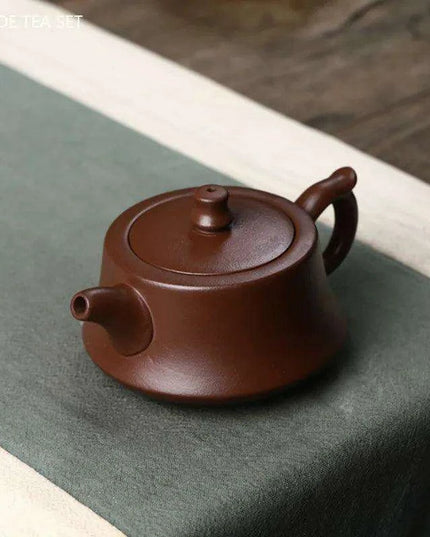 Handcrafted 180ml Yixing Purple Clay Teapot for Exquisite Dahongpao and Oolong Experiences