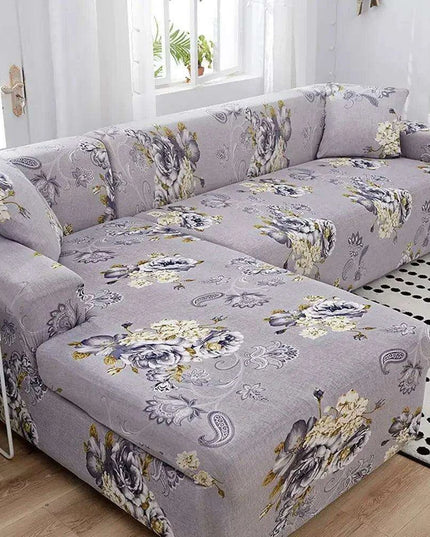 Stretch Sofa Covers for L 1234 Seater Couches - Elegant Design and Complete Protection