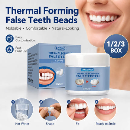 Sanwu Moldable False Teeth Kit - Temporary Tooth Filling & Whitening