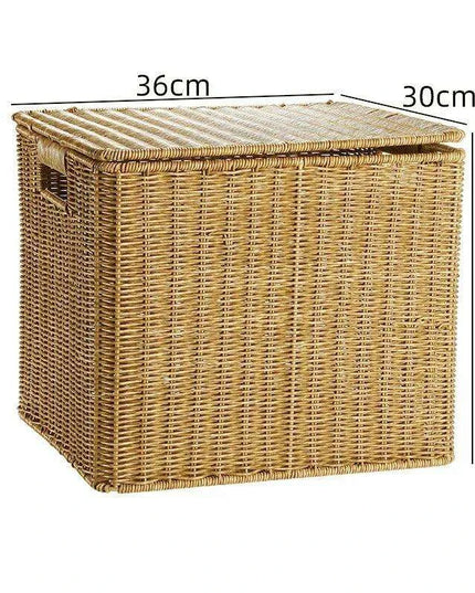 Nordic-Inspired Multi-Purpose Plastic Storage Basket for Home Organization