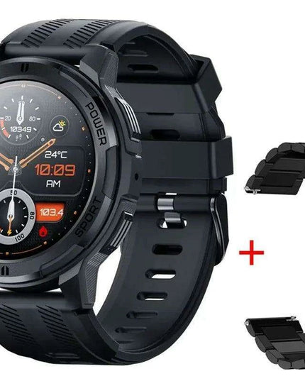 2024 All-Weather AMOLED Smartwatch with Advanced Health Tracking and Bluetooth Sync for iOS and Android
