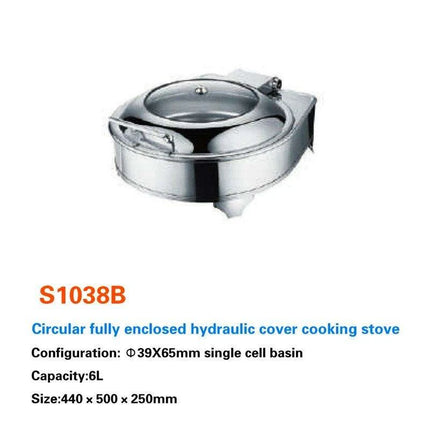 Sophisticated Hydraulic Stainless Steel Catering Chafing Dish Set for Upscale Events
