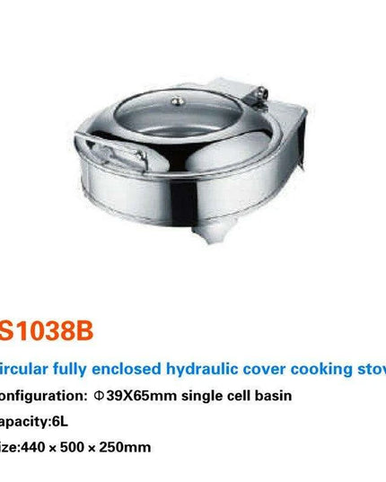 Sophisticated Hydraulic Stainless Steel Catering Chafing Dish Set for Upscale Events