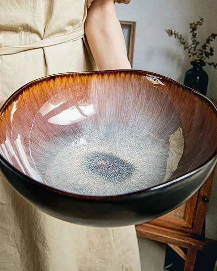 Unique Artisan Rustic Stoneware Dinner Plate Collection - Handcrafted Pottery for Elegant Dining