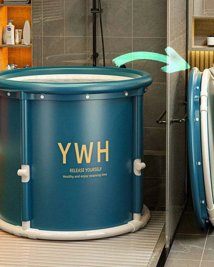 Luxury Foldable Spa Bathtub with Steam Cover - Transform Your Home into a Relaxation Oasis