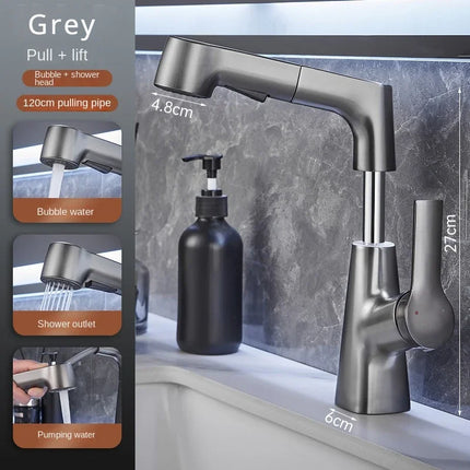 Korean-Style Swivel Basin Faucet | Mixer Tap with 360° Rotatio