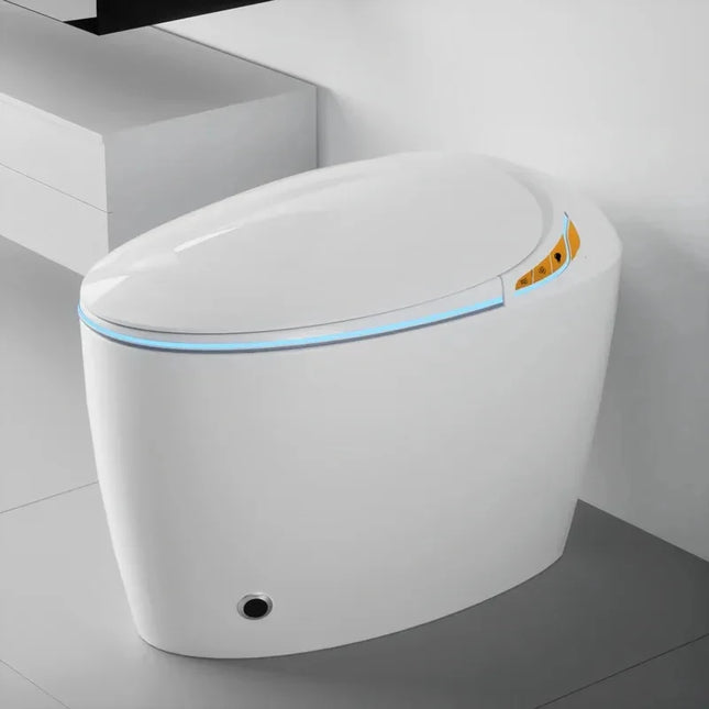 Light Oxygen Smart Toilet Bidet - Auto Open/Close, One-Piece Design