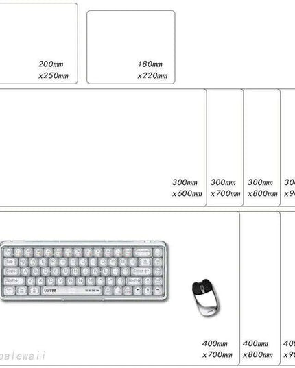 Adorable Kawaii Cat XXL Gaming Mouse Pad - 900x400mm Rubber Desk Mat for Enhanced Comfort and Performance