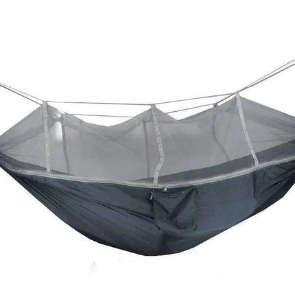 Outdoor Adventure Hammock with Insect Protection - Lightweight Portable Hanging Bed for Camping Comfort