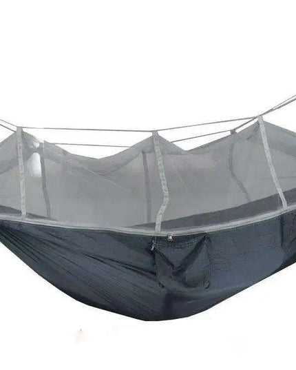 Outdoor Adventure Hammock with Insect Protection - Lightweight Portable Hanging Bed for Camping Comfort