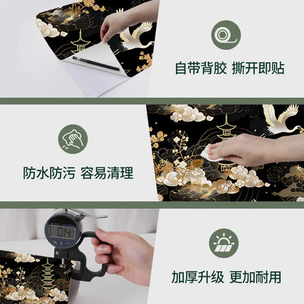 Japanese Crane Peel & Stick Wallpaper — Removable, Waterproof
