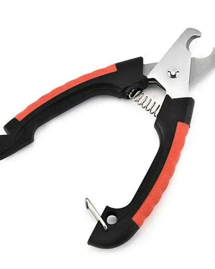 Professional Ergonomic Nail Clippers for Dogs and Cats - Stainless Steel Grooming Scissors and Trimmers
