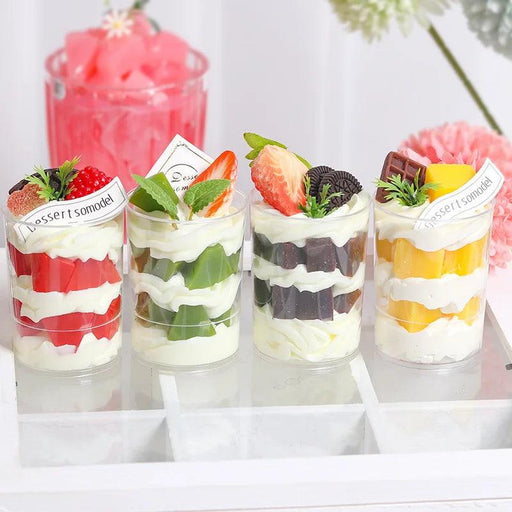 Lifelike Faux Ice Cream Cake Centerpiece for Home Decor and Photography