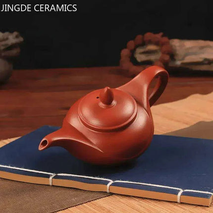 Artisan Yixing Zisha Teapot Set – Elegant Purple Clay Brew Kit for Home and Travel