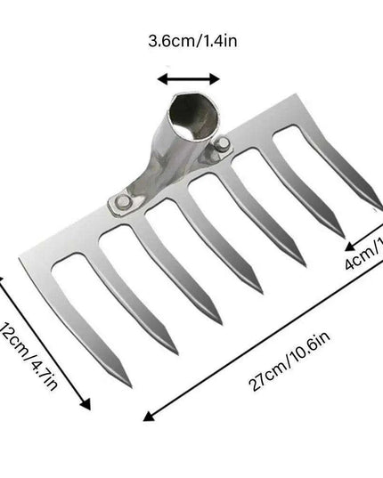 Durable Carbon Steel Gardening Rake Set for Effective Soil Preparation and Weeding