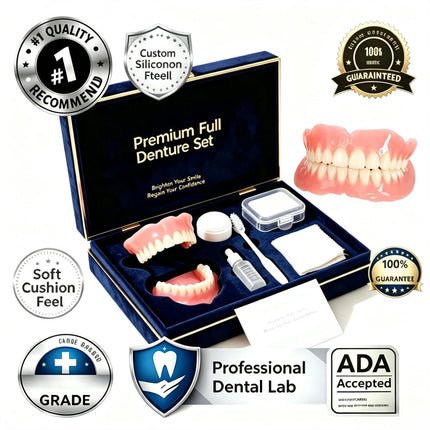 Shop1102854268 Comfort Fit Silicone Denture Kit - Realistic Daily Wear