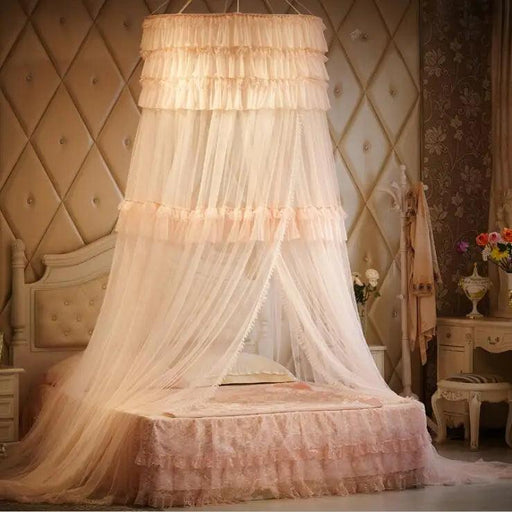 Whimsical Lace Dream Canopy for Queen and King Size Beds