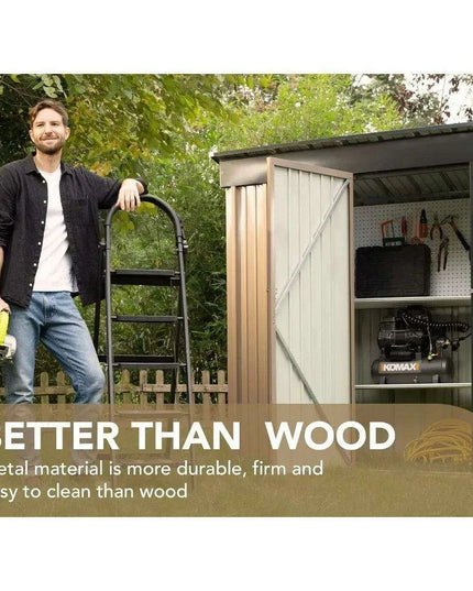 Outdoor Metal Storage Shed - Durable and Secure Garden Organization Solution