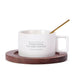 Luxurious Hand-Painted European Ceramic Coffee Mug Set with Gold Detailing - 110ml