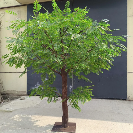 Artificial Elm Tree Green Plants Hotel Mall Courtyard Olive Tree Large Fake Tree Floor Decoration artificial-elm-tree-green-plants-hotel-mall-courtyard-olive-tree-large-fake-tree-floor-decoration