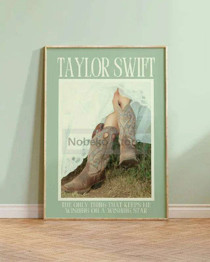 Taylor Swift Lyric Canvas Prints - Elegant Wall Art Inspired by Midnights, Lover, and Reputation Albums