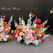 Silk Flower Ball Table Centrepiece