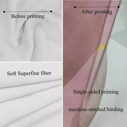 A20MaoX Quick Dry Sand-Free Ocean Seashell Beach Towel for Travel