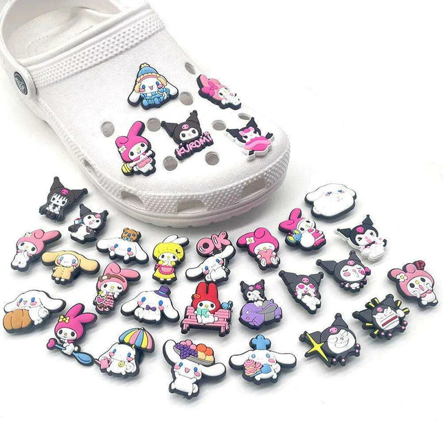 Kuromi Delight Shoe Charm: Whimsical Footwear Enhancement