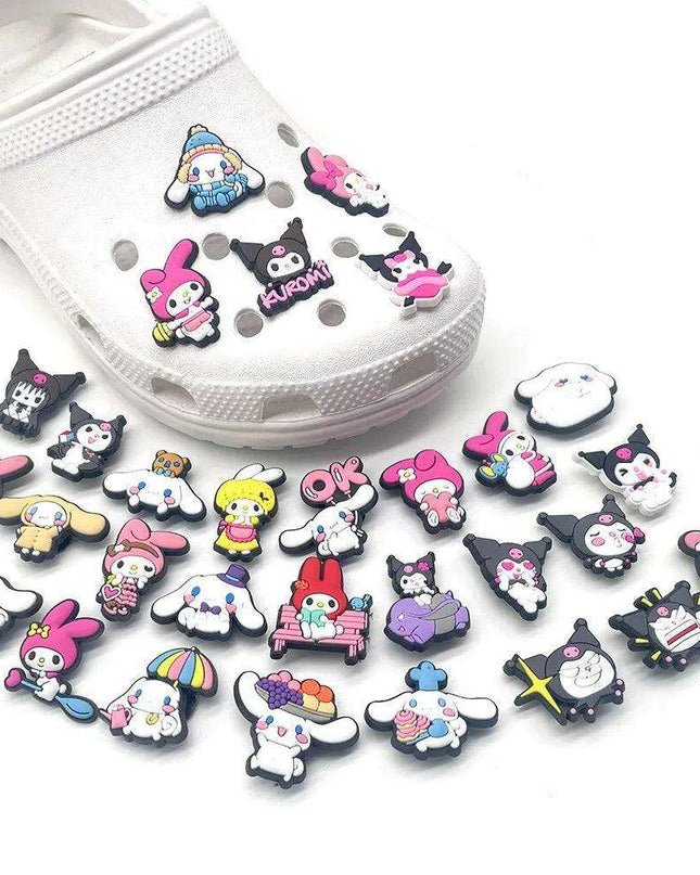 Kuromi Delight Shoe Charm: Whimsical Footwear Enhancement