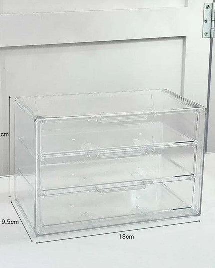 Sleek Clear Acrylic Desk Organizer for a Modern Workspace